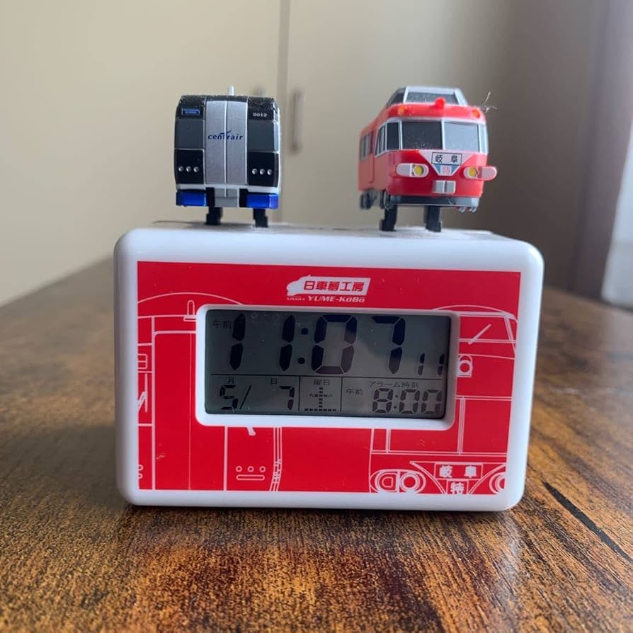 日車夢工房 名鉄メロック 目覚まし時計 未使用品 ☆レア商品 日車