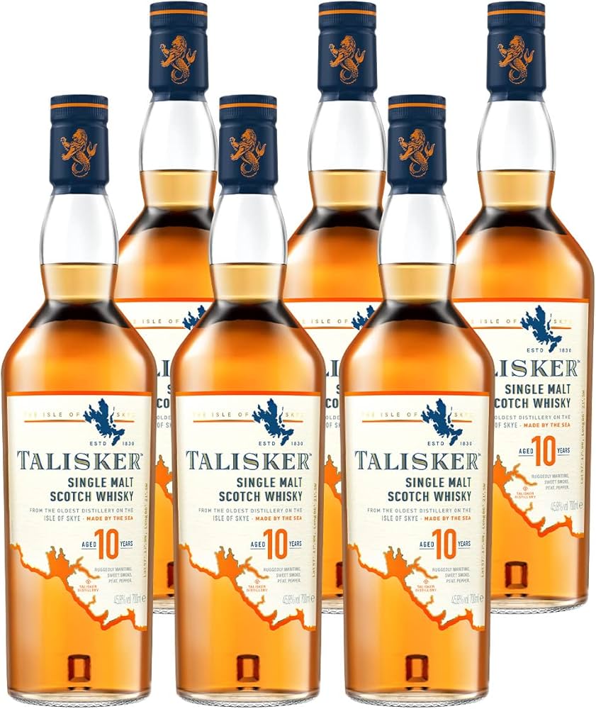 Amazon.co.jp: タリスカー 10年 箱なし ケース販売 正規品 シングル