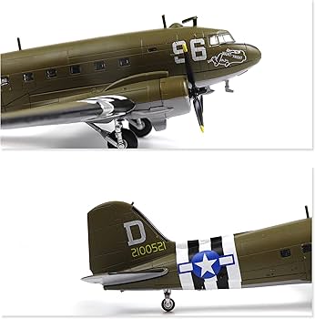 Amazon.com: NUOTIE Douglas C-47 Skytrain 1/100 Metal Diecast