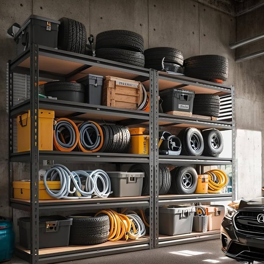 Amazon.com: ZEUKMXOO ‌5-Tier Heavy Duty Garage Storage Shelves‌