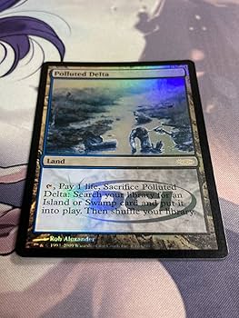 MTG 汚染された三角州 英語 FOIL ジャッジ mtg 汚染された三角州 旧枠