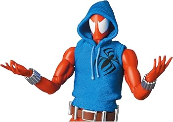 Amazon.com: MAFEX No.186 MAFEX SCARLET SPIDER (COMIC Ver.) Total