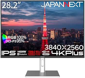 Amazon.co.jp: JAPANNEXT 28.2インチ モニター IPS ディスプレイ (HDMI