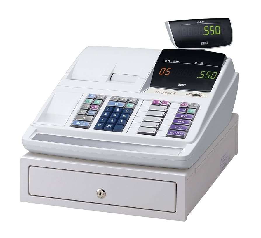 TEC/東芝テック 電子レジスター MA-500 shallotⅡ 5部門 レジ 店舗用品