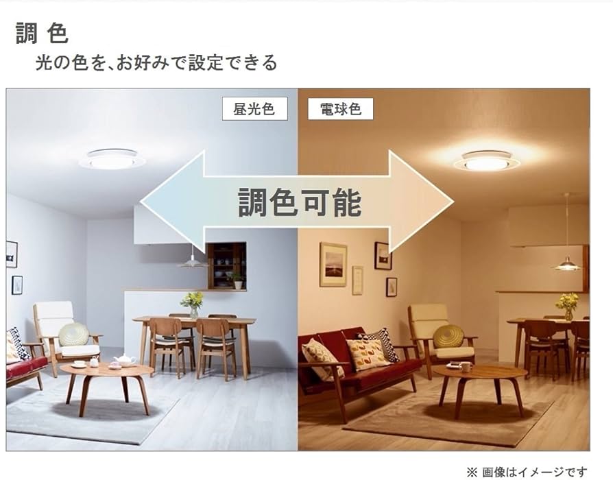 Amazon | パナソニック LEDシーリングライト AIR PANEL LED 調光・調色