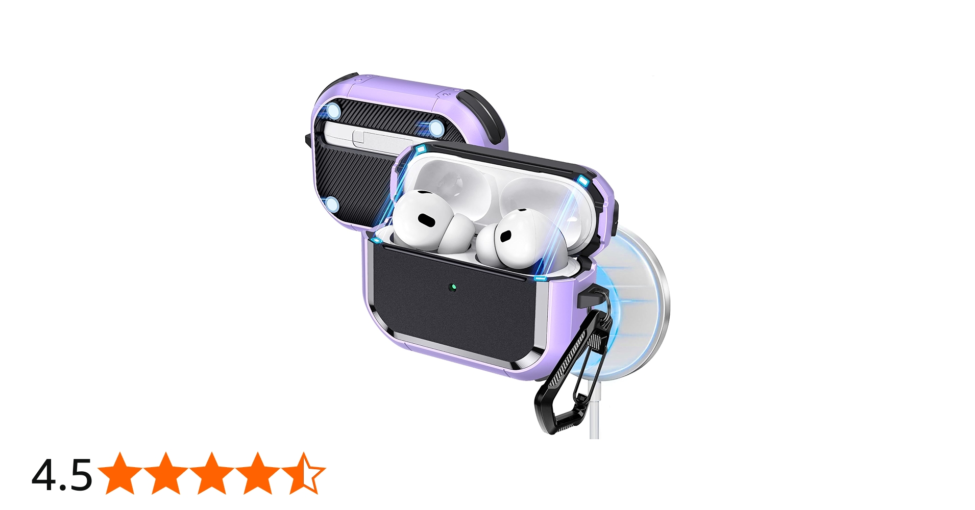 Amazon | HEIGKOIK AirPods Pro2 ケース MagSafe対応(USB-C/Lightning