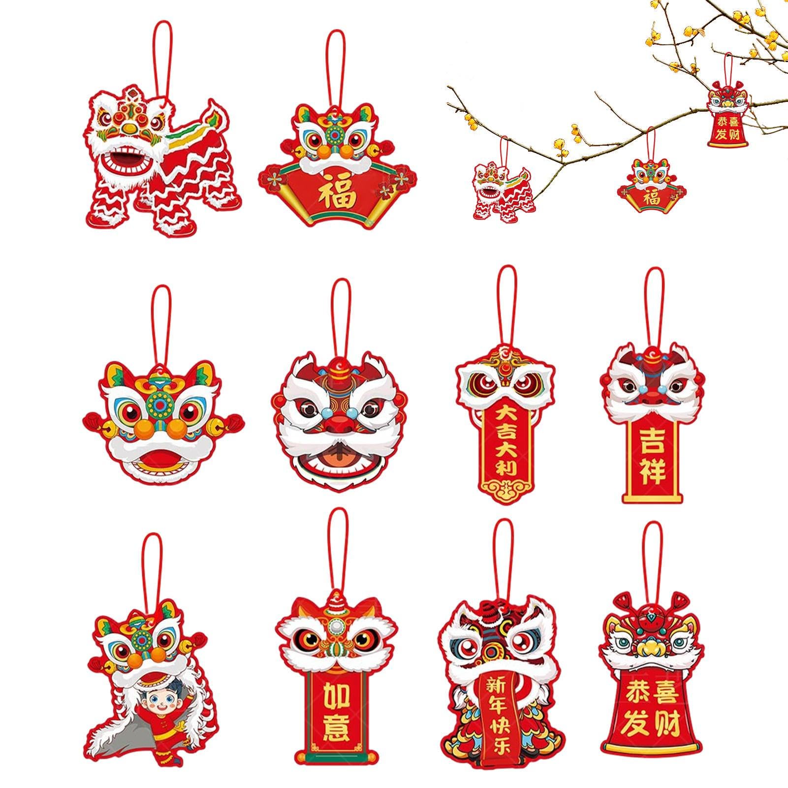 縁起物】動物に囲まれる女性の版画 版画 中国 年画 縁起物 春節 節句