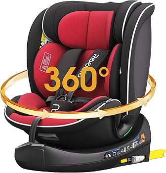 Amazon | Reecle チャイルドシート 360° 回転式 新生児~12歳頃 新安全