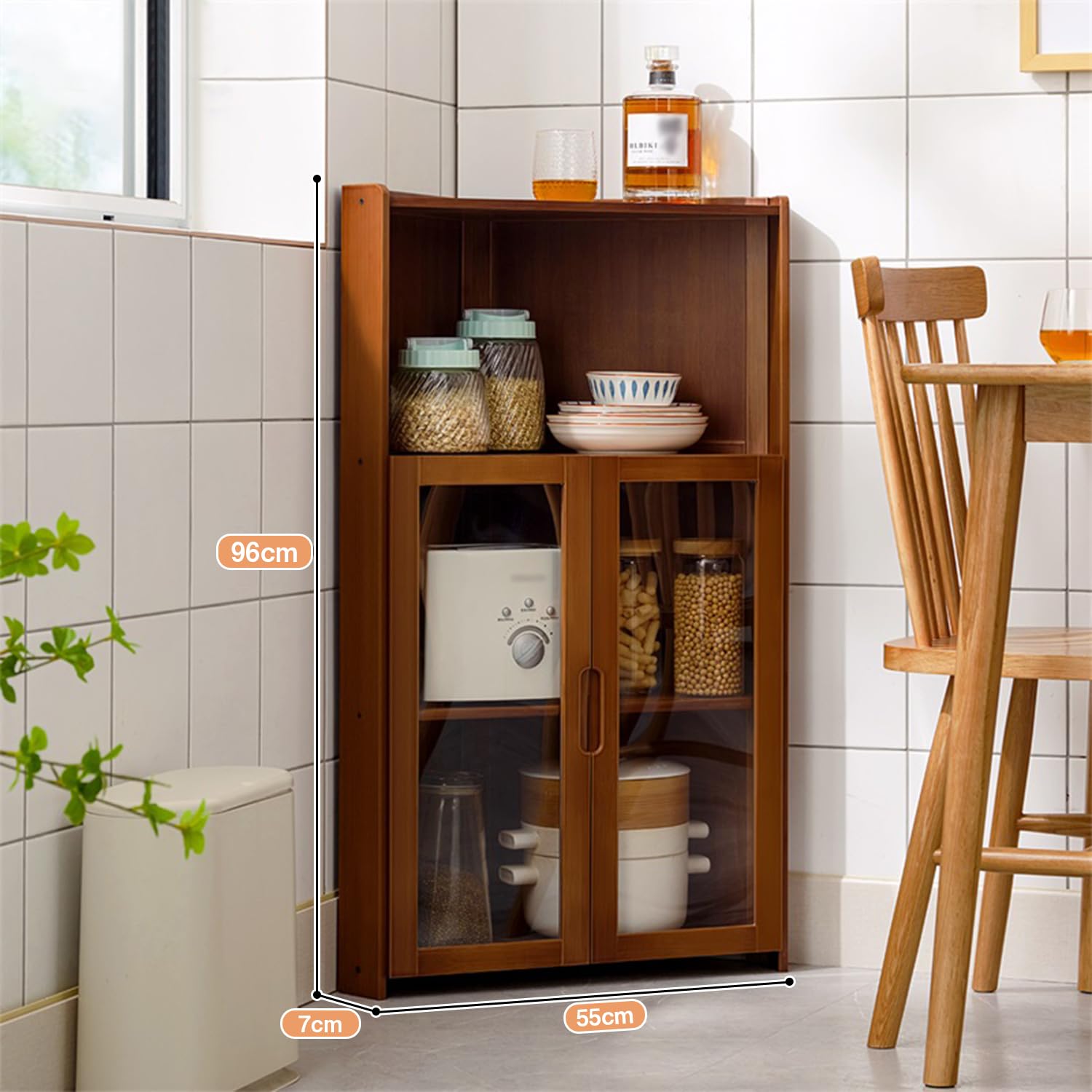 Karimoku カリモク 三角コーナータイプ 電話台 花台 収納棚 ビンテージ