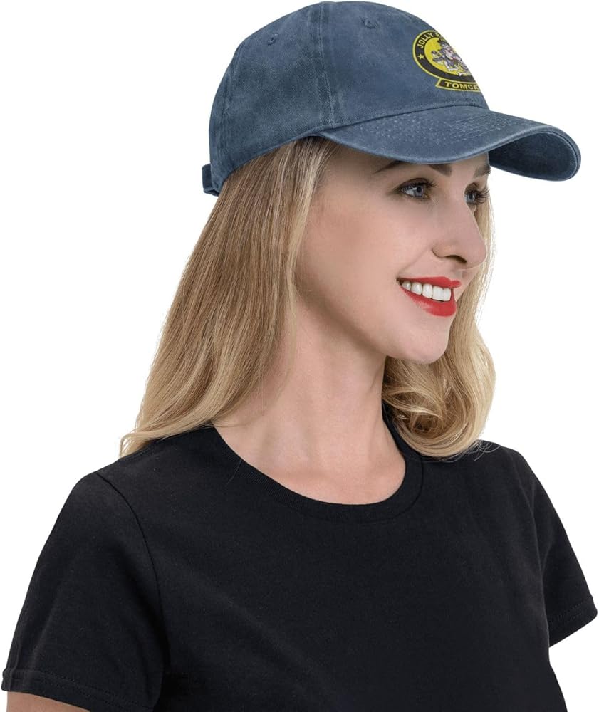 F-14 Tomcat Vf-84 Jolly Rogers Unisex Baseball Cap Denim Hats