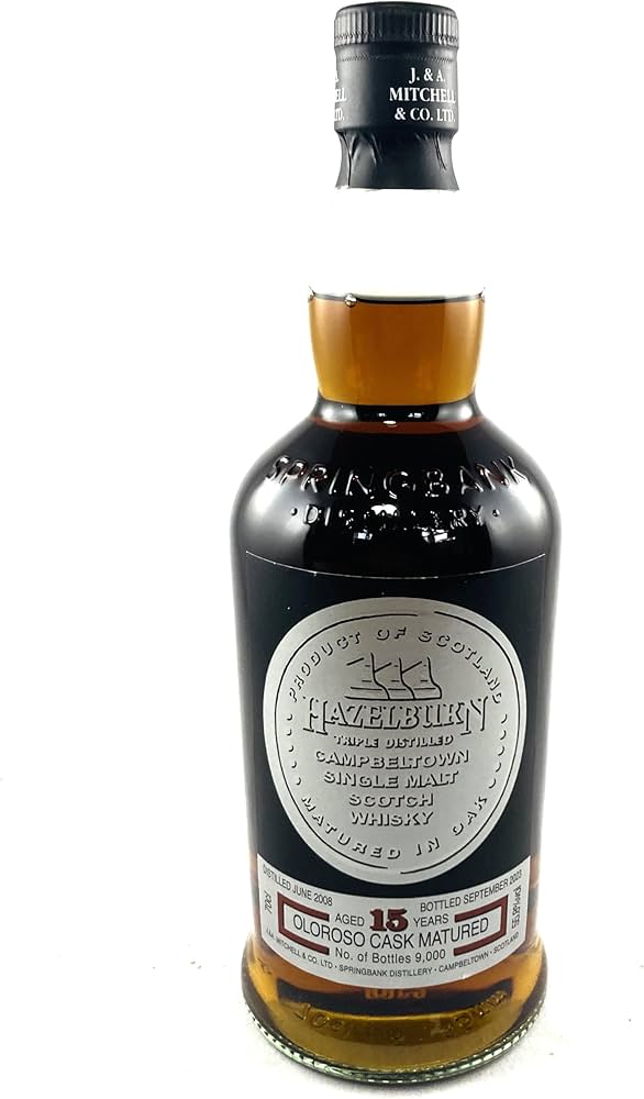 Amazon.co.jp: ヘーゼルバーン 15年 55.8度 700ml [並行輸入品] : 食品