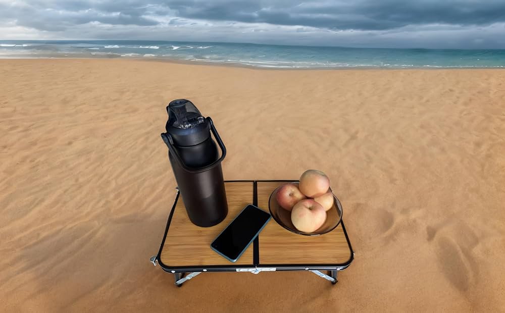 Ultralight Compact Mini Camping Table, Folding Side Low Table for