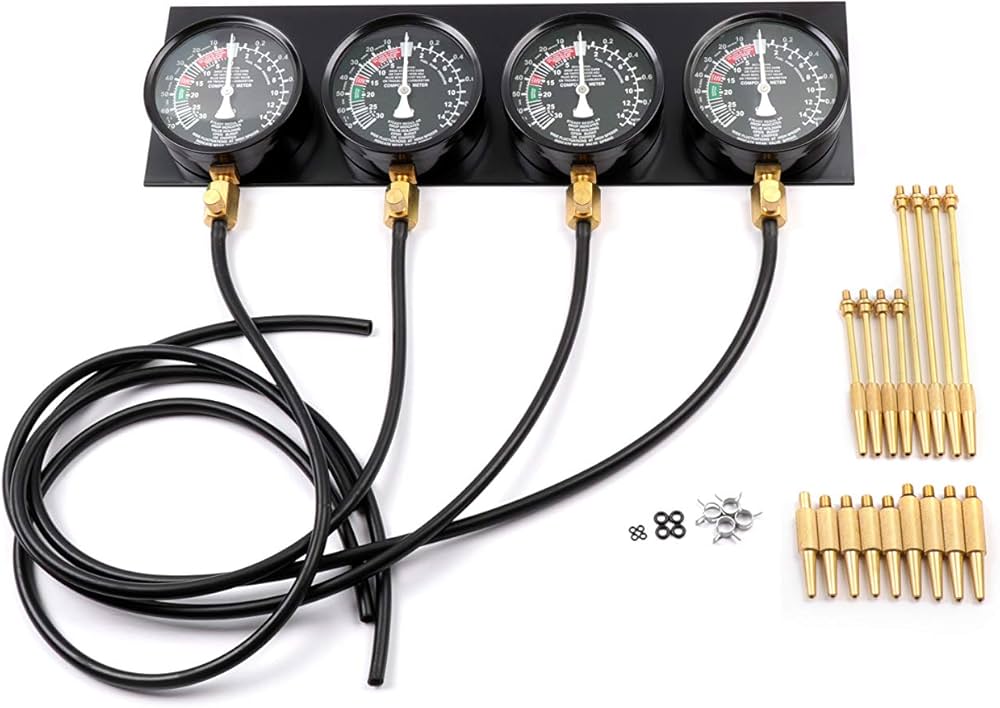 Amazon.co.jp: コシハラ 4連 バキュームゲージセット オートバイ