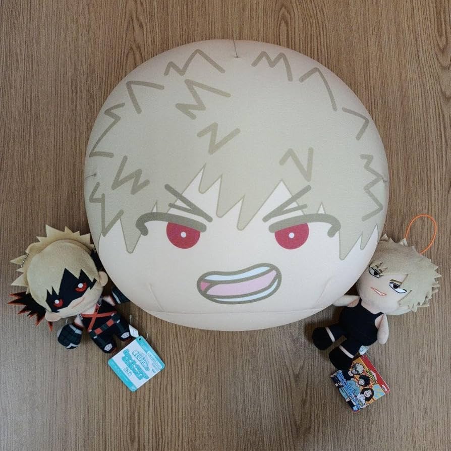 Amazon.co.jp: ヒロアカ 爆豪勝己 BIGおまんじゅう クッション