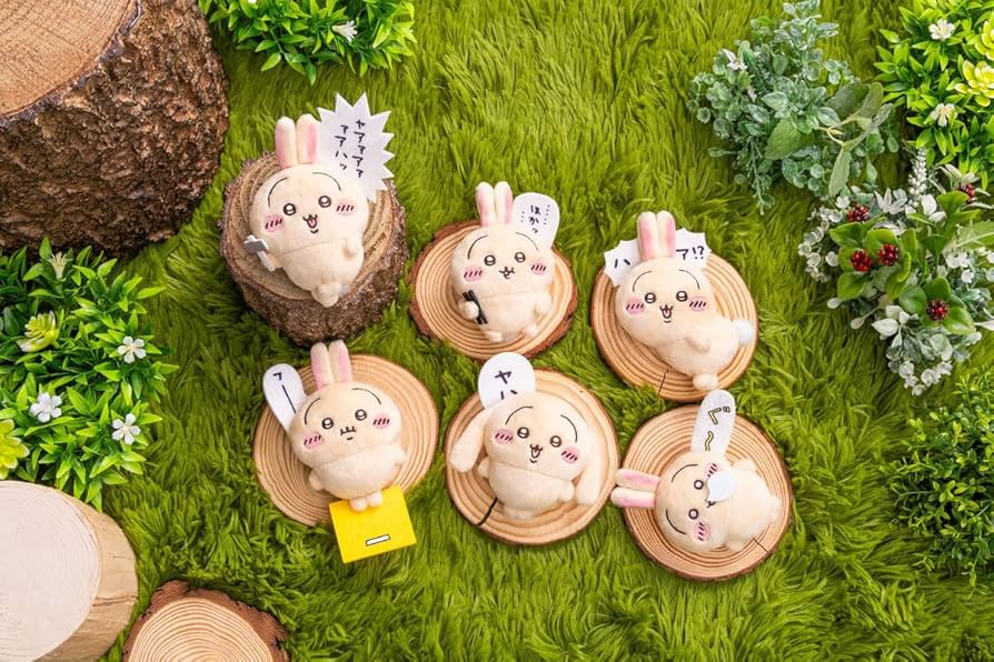 Amazon.co.jp: ちいかわ うさぎだらけくじ E賞 ぬいぐるみバッジ (ヤハ