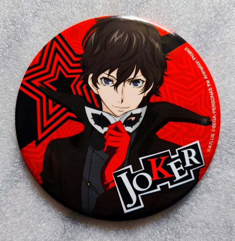 ペルソナ5 缶バッジ 主人公 岩井 ペルソナ5 缶バッジ 主人公 岩井