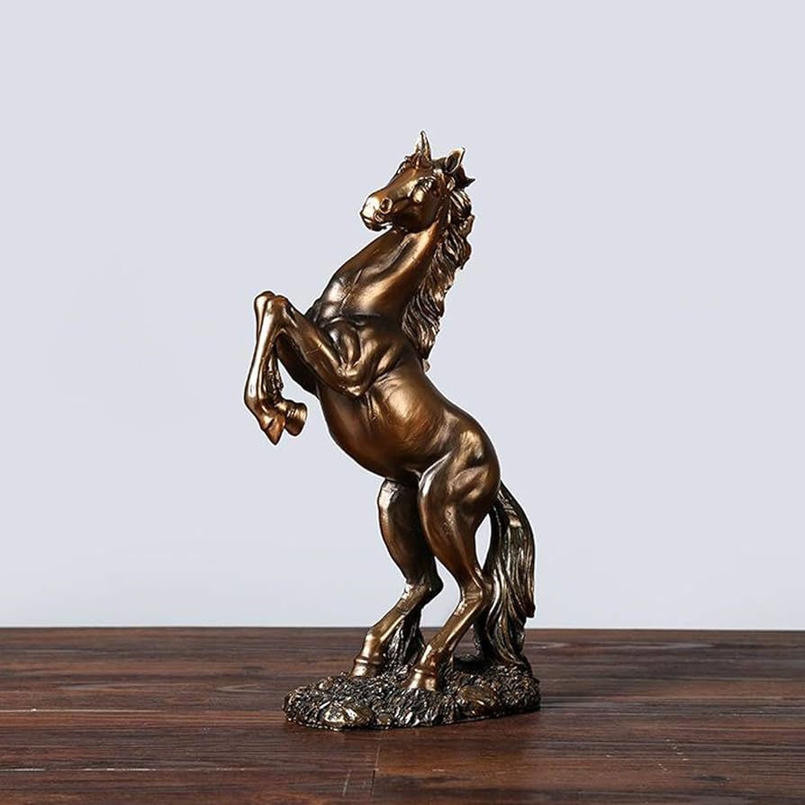 青金装飾馬のブロンズ彫刻 青金装飾馬のブロンズ彫刻 サマーセール。青