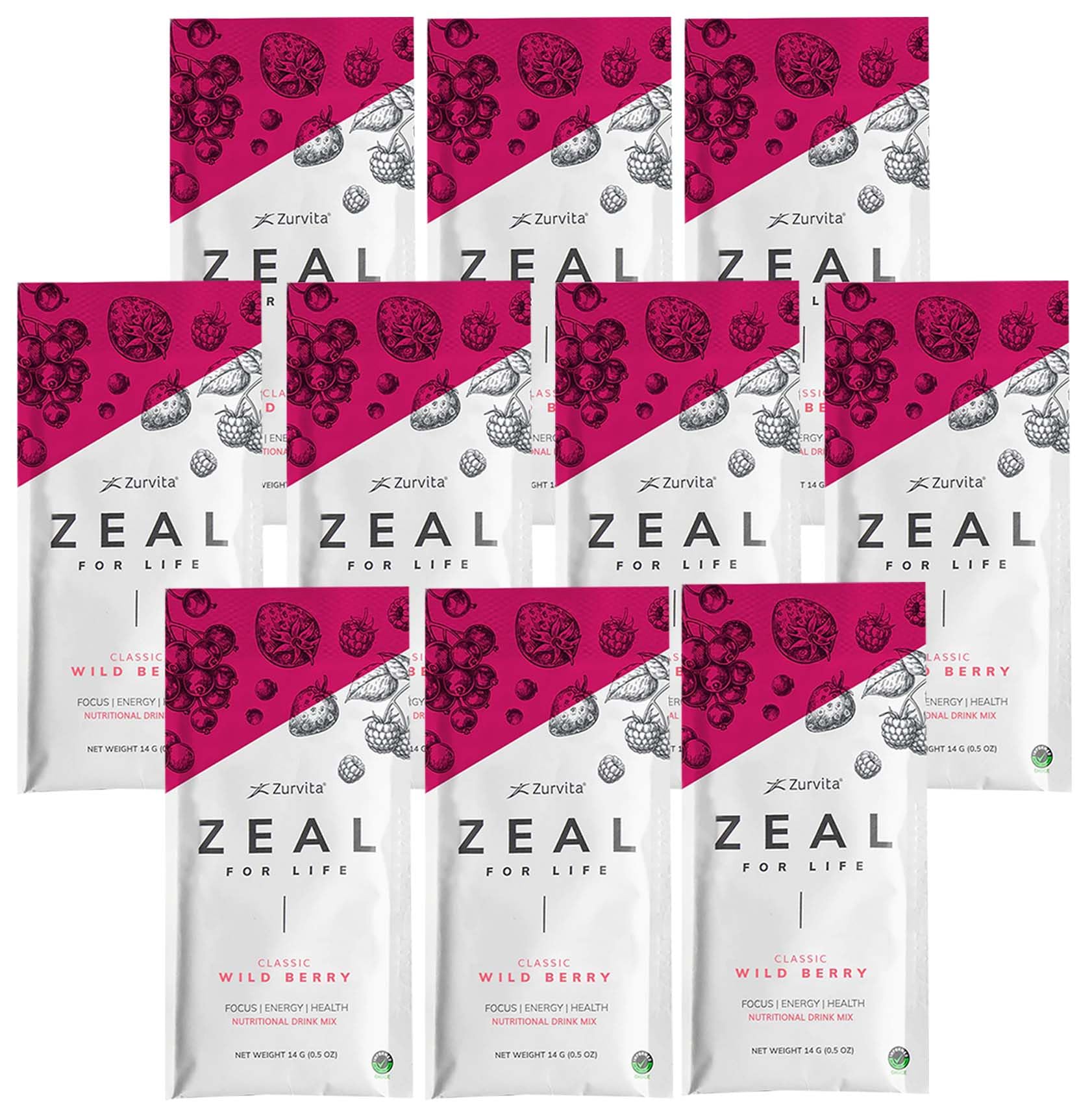 Amazon.com: Zurvita - Zeal for Life Wellness Drink Mix - Wild