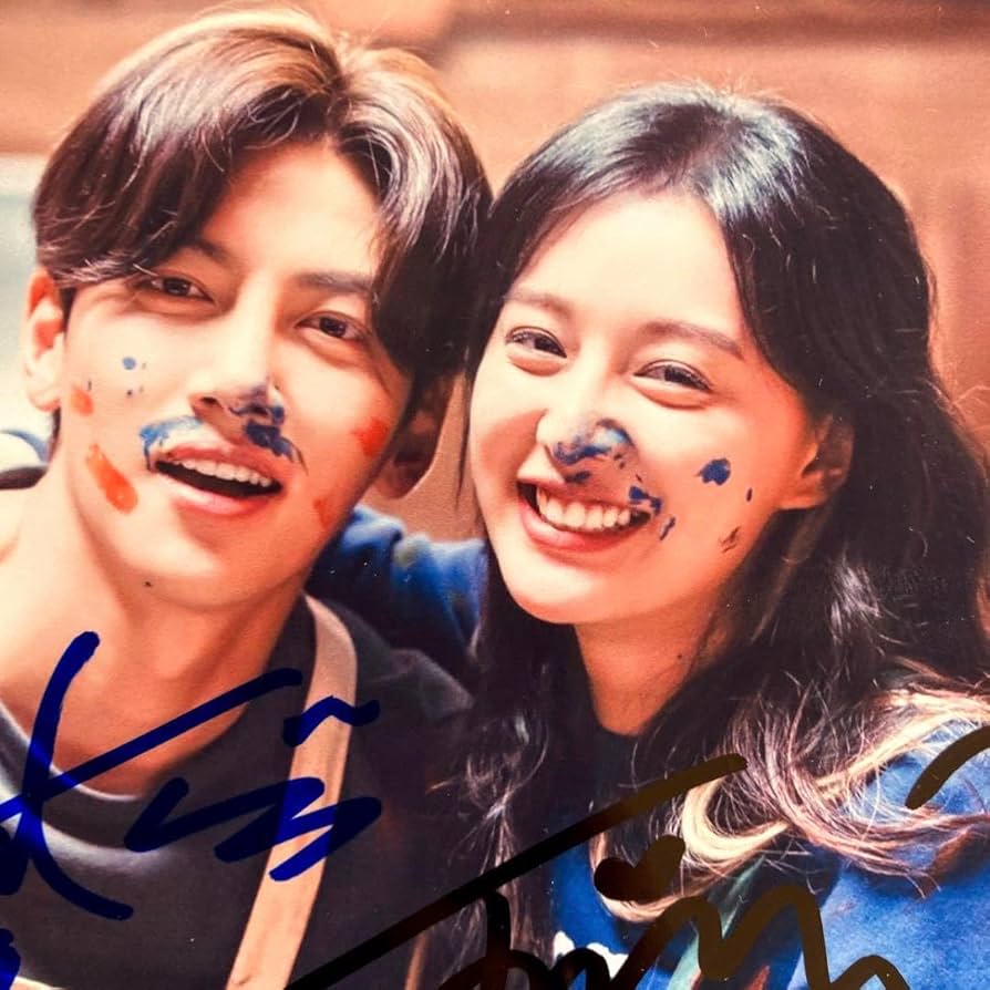 Amazon.co.jp: チ チャンウクとキム ジウォン直筆サイン入り2Lサイズ