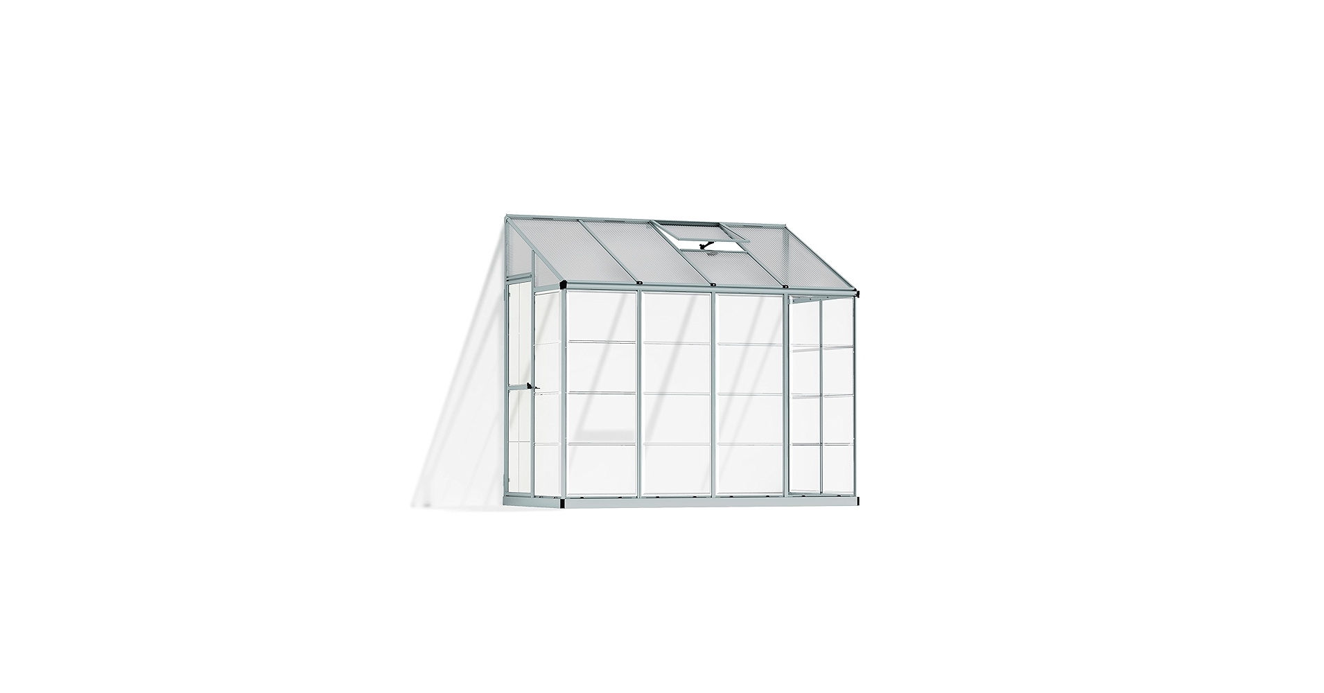 Amazon.com : Palram - Canopia 4x8 Lean-To Greenhouse for Outdoors