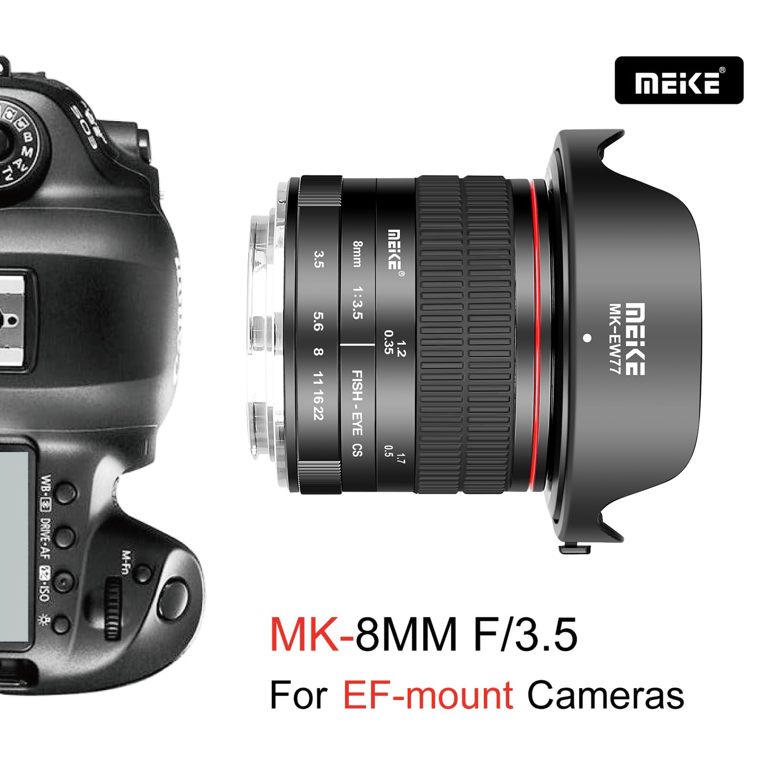 Amazon.com : Meike 8mm f3.5 Ultra Wide Angle Manual Focus APS-C