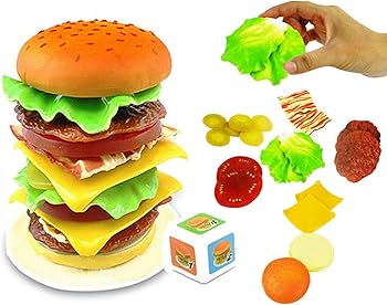 Amazon.co.jp: ハンバーガーのおもちゃ - 子供のためのハンバーガー
