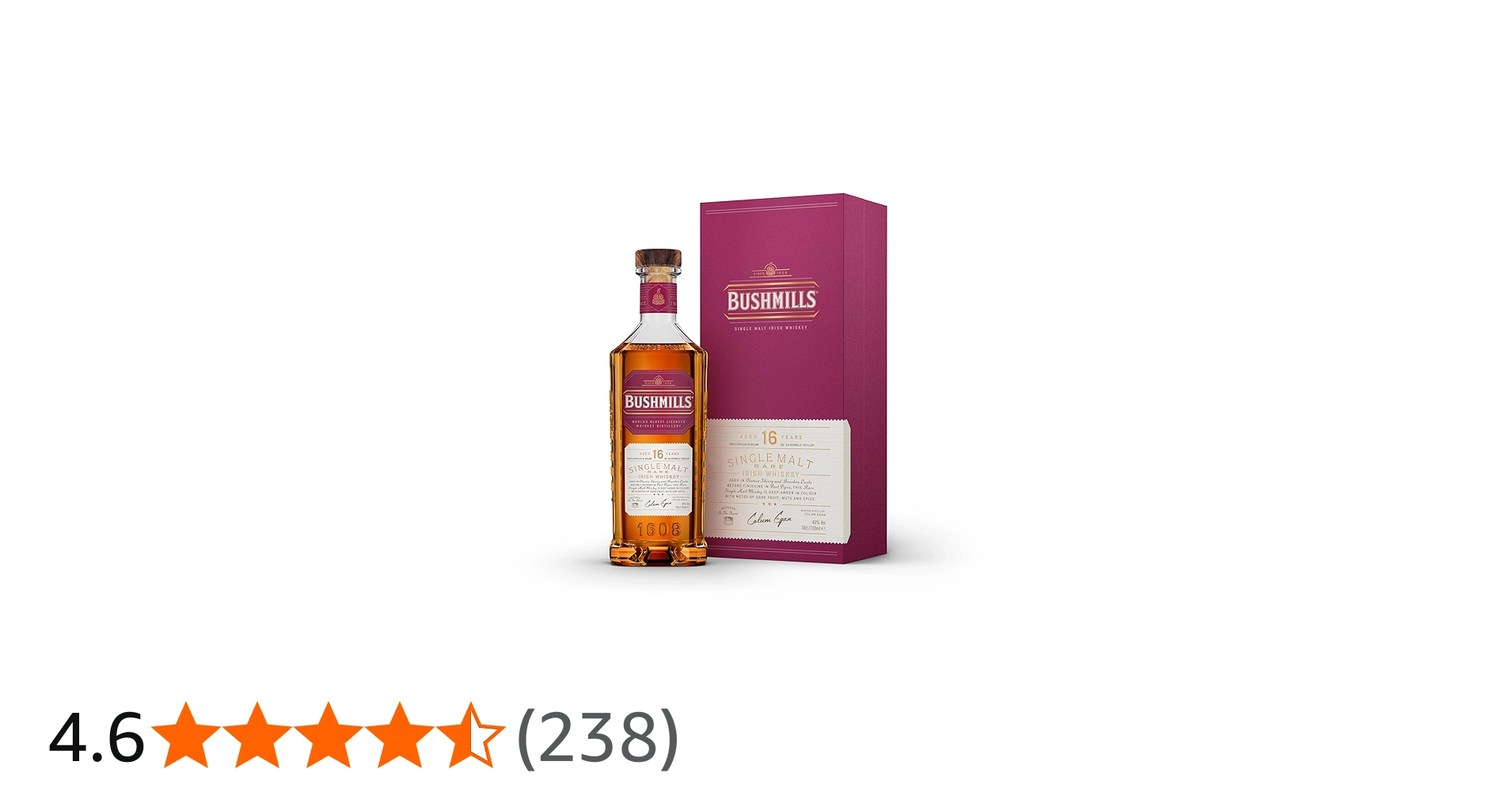 Amazon.co.jp: ブッシュミルズ アイリッシュウイスキー700ml ブッシュ