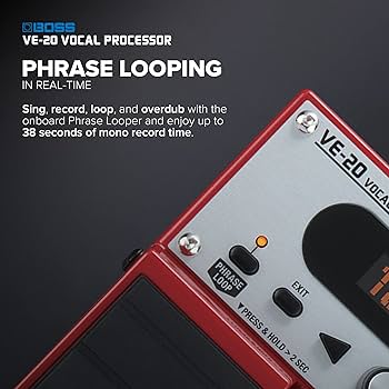 Amazon | BOSS Vocal Processor VE-20 | エフェクター・プロセッサー
