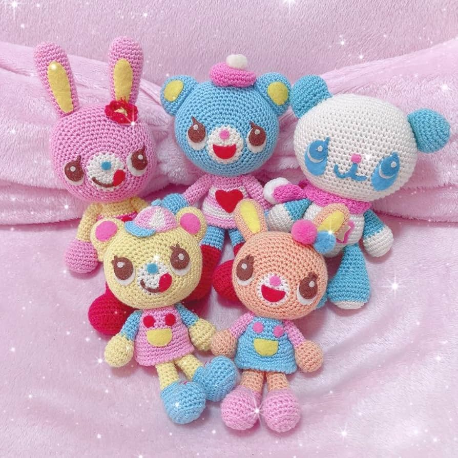 メゾピアノベリエちゃん特大・大ぬいぐるみ小あみぐるみ