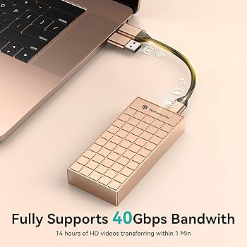 Amazon.co.jp: Yottamaster M.2 SSD 外付けケース USB4.0 NVMe M.2 SSD