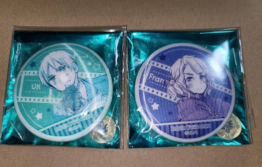 ヘタリア チェンジング缶バッジ イギリスセット