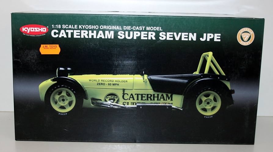 Amazon.co.jp: 京商 1/18 ケータハム スーパーセブン JPE イエロー