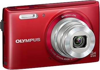 Amazon | オリンパス コンパクトデジタルカメラ STYLUS VGー180 レッド