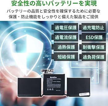 Amazon.co.jp: WorldPlus A1713 A2171 バッテリー MacBook Pro 13inch