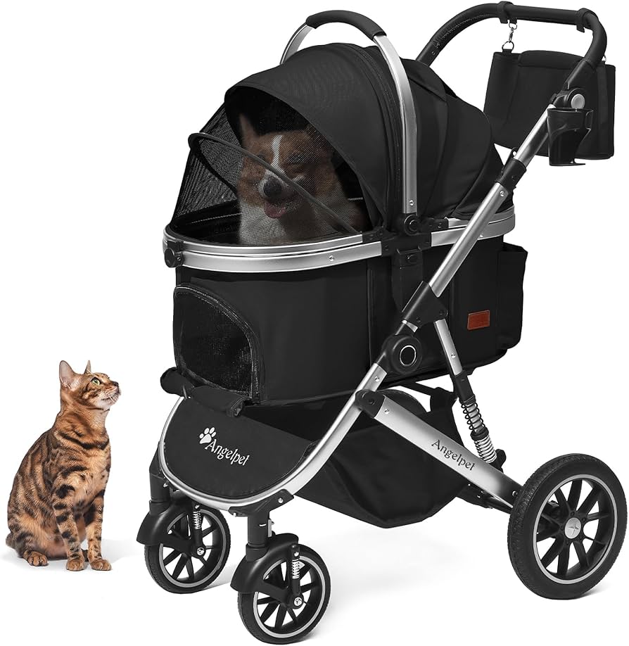 Amazon | Angelpet ペットカート 分離型 犬用 バギー いぬ用 4輪 前輪