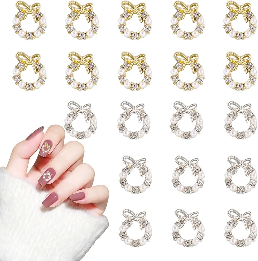 Amazon.co.jp: クリスマス ネイルパーツ 20個セット 3D 立体 合金