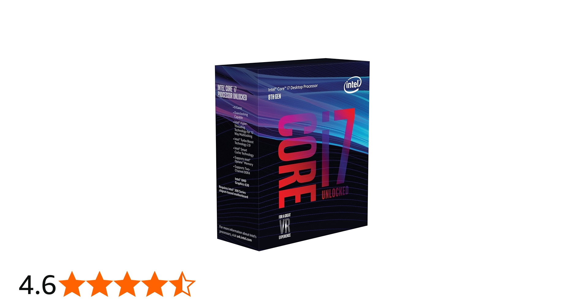 Amazon | Intel CPU Core i7-8700K 3.7GHz 12Mキャッシュ 6コア/12