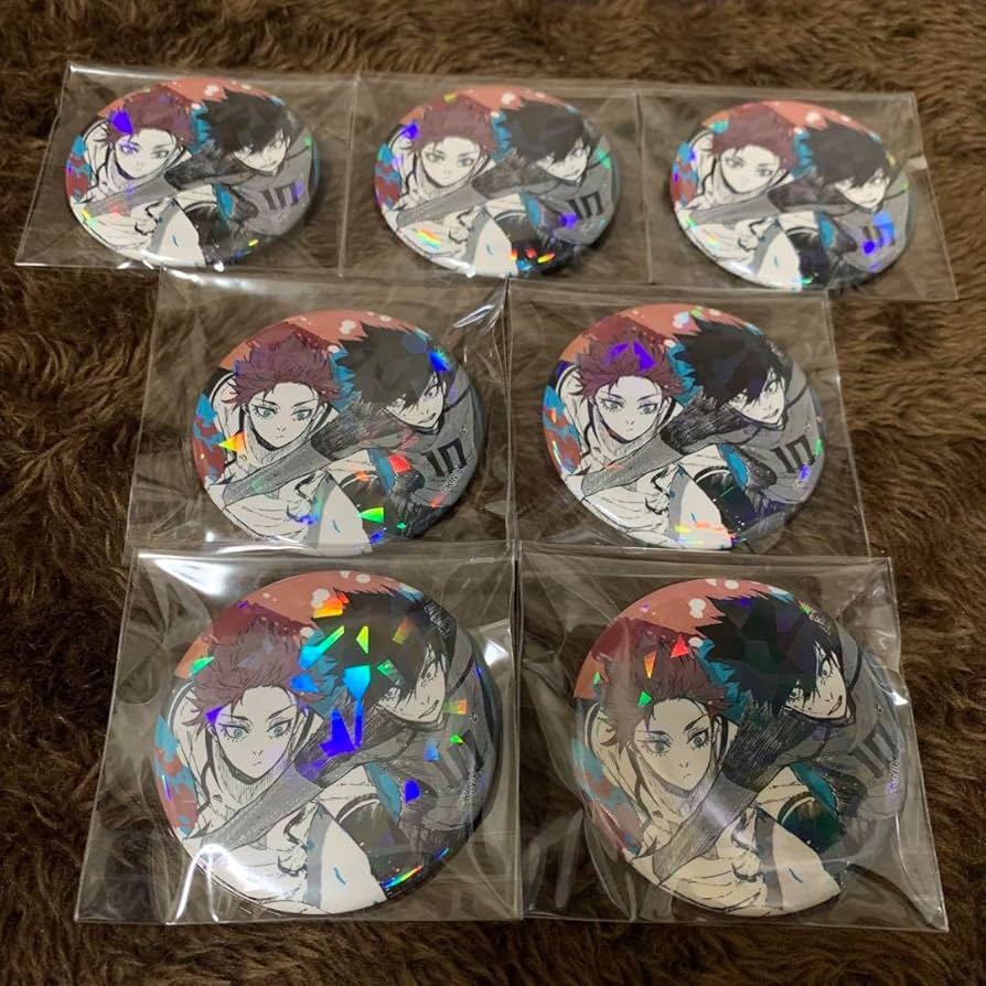 ブルーロック マズル 中国再販 ホログラム缶バッジ 糸師冴