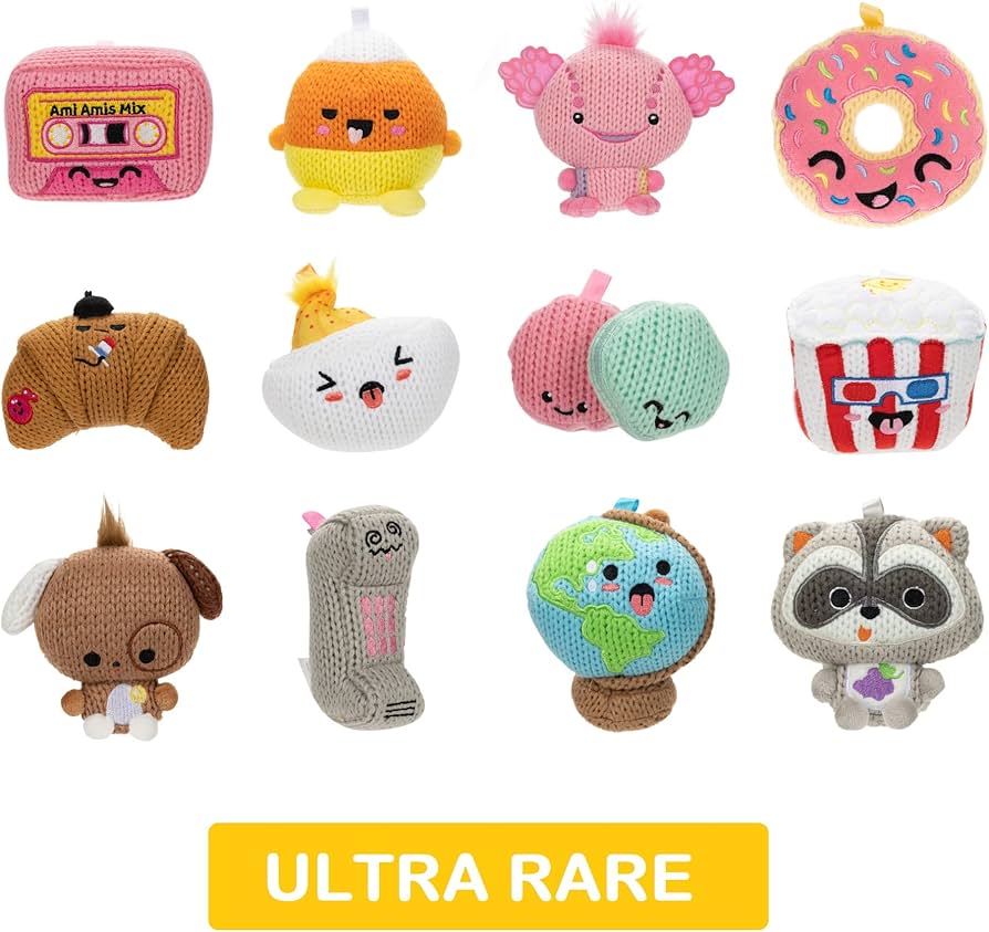 Ami Amis Collectible Toy Knit Plush Wave 2, Assortment C - Each