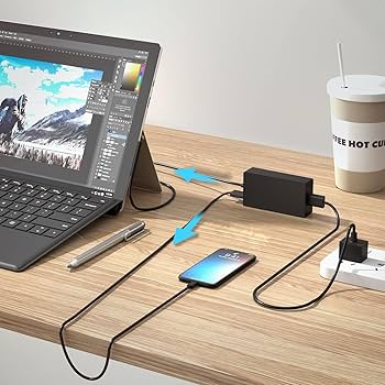 Amazon.com: Surface Pro Charger 65W 15V 4A Surface Laptop Charger