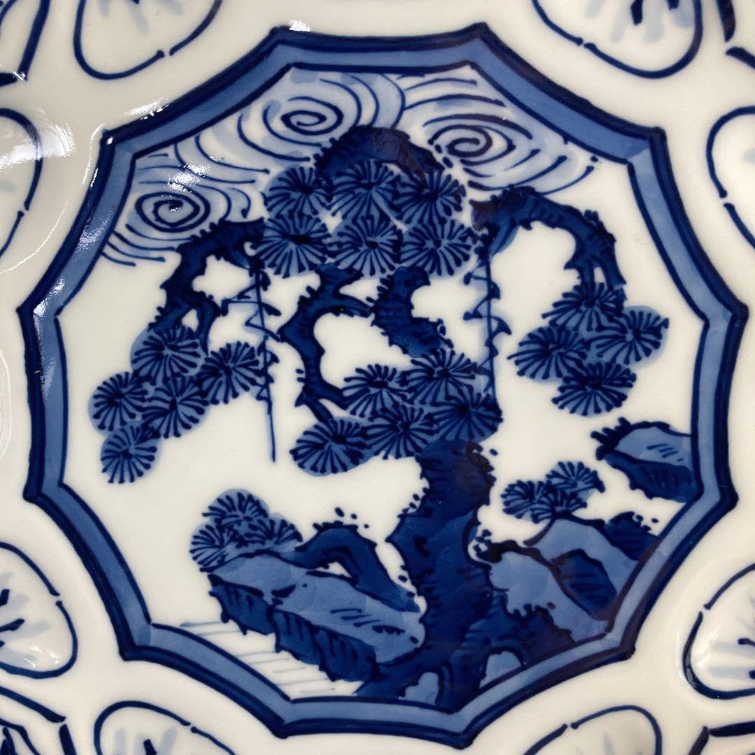 源右衛門】古伊万里の伝統 銘窯 源右衛門作 染錦ミナイ手 馬上人物絵