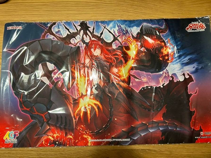 遊戯王 公式 プレイマット 賜炎の咎姫 WCS 2024 本物未開封 遊戯王