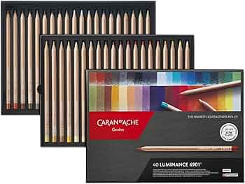 Amazon.co.jp: カランダッシュ ルミナンス色鉛筆 40色セット CdA 6901