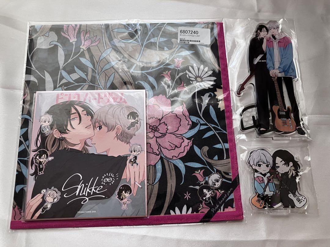 韓国限定 しっけ ピンクハートジャム アクリルスタンド イラストカード