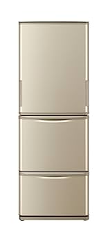 SHARP｜シャープ SJ-W352F-S 冷蔵庫 どっちもドア シルバー系 [350L /3