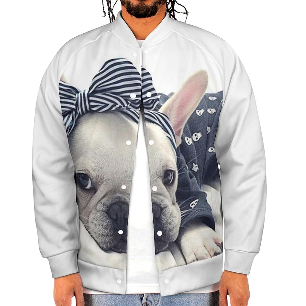 ブルドッグ用リメイクスカジャンリバーシブル