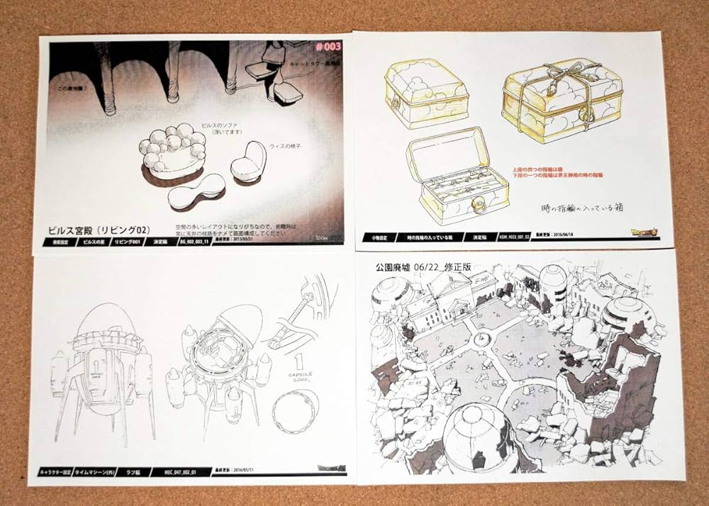 150枚ドラゴンボール 未来編 設定資料 制作資料 C95