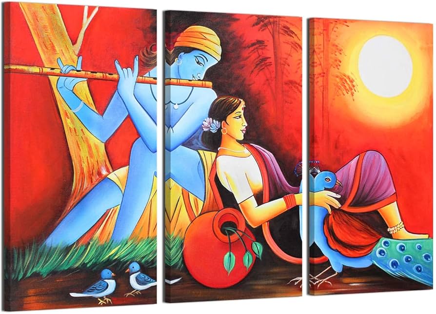 インド女性 ビンテージポスター 額縁付 インド女性 ビンテージポスター