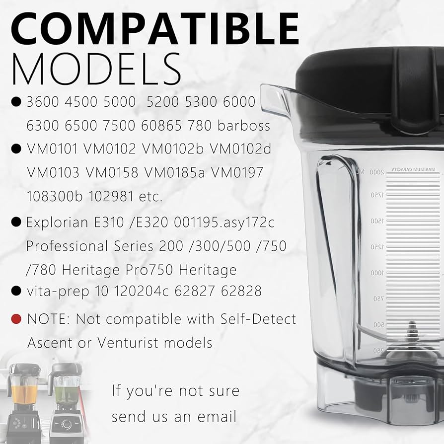 Amazon.com: For Blender Pitcher,64oz Low-Profile for replacement