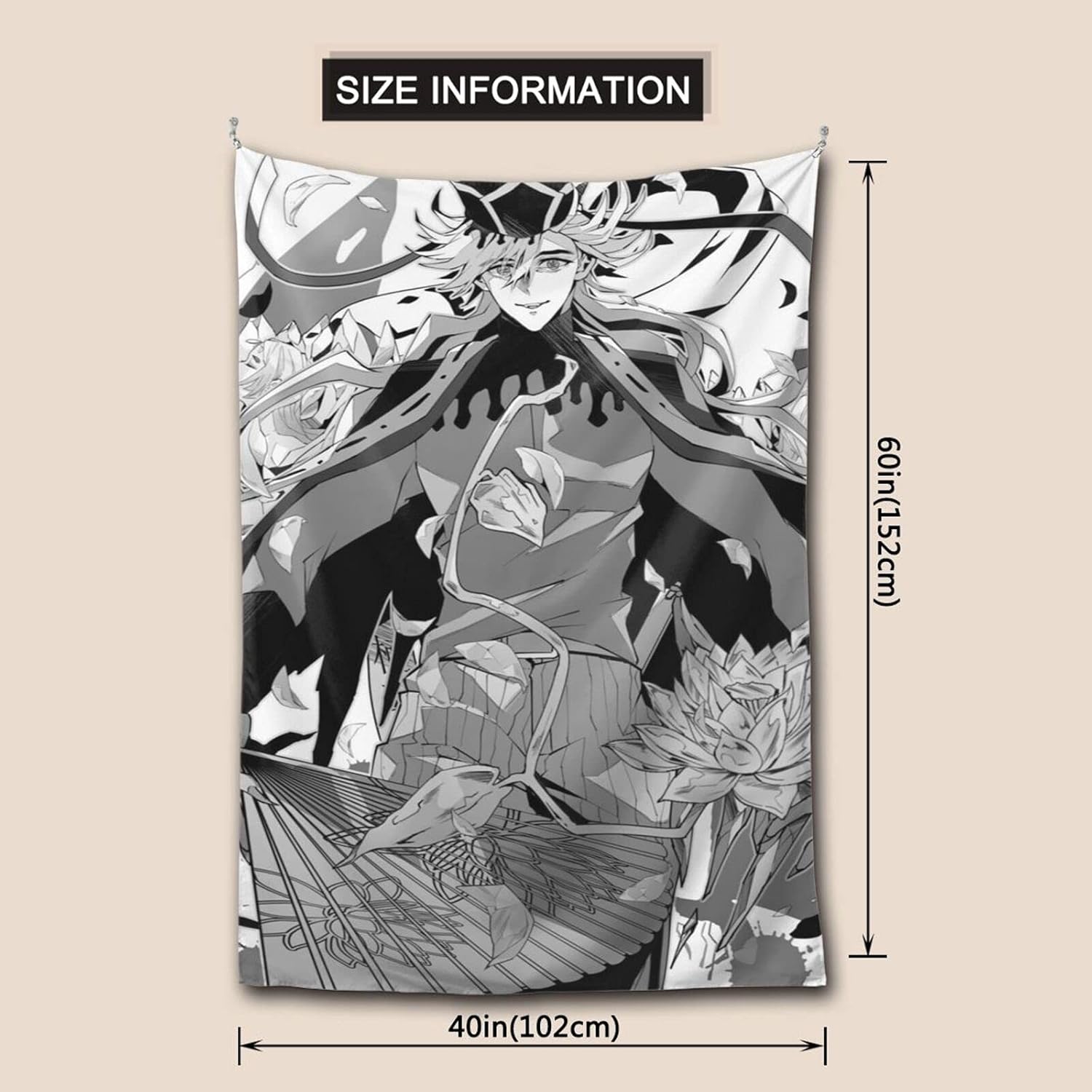 童磨 上弦陸 鬼滅の刃遊郭篇 B2ポスター 額装済み framed poster 童磨